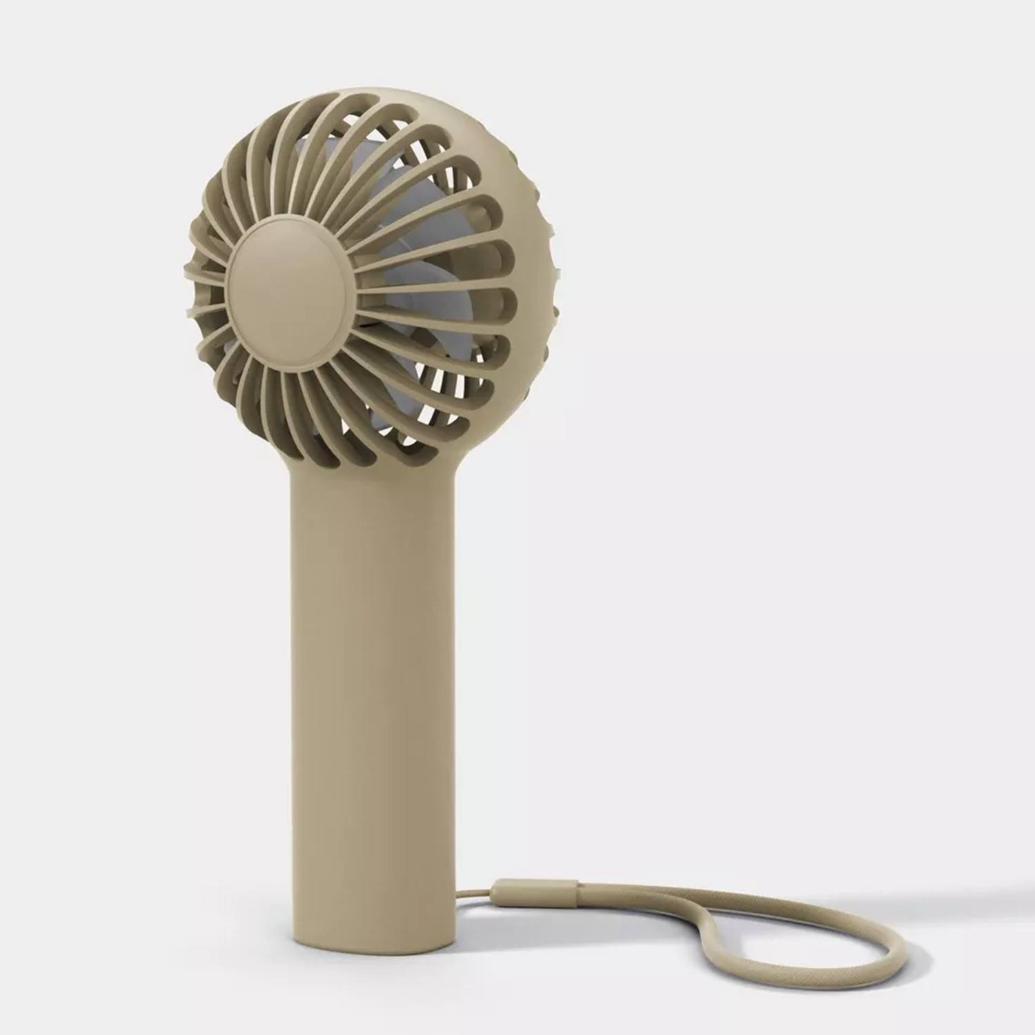 Compact Handheld Cooling Fan, Usb-C Rechargeable Portable Air Cooler With Anti-Lost Wrist Strap And Variable Wind Settings