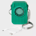 Hands-Free Hanging Cooling Fan, Usb Rechargeable Outdoor Air Cooler With Adjustable Lanyard And Multiple Wind Modes