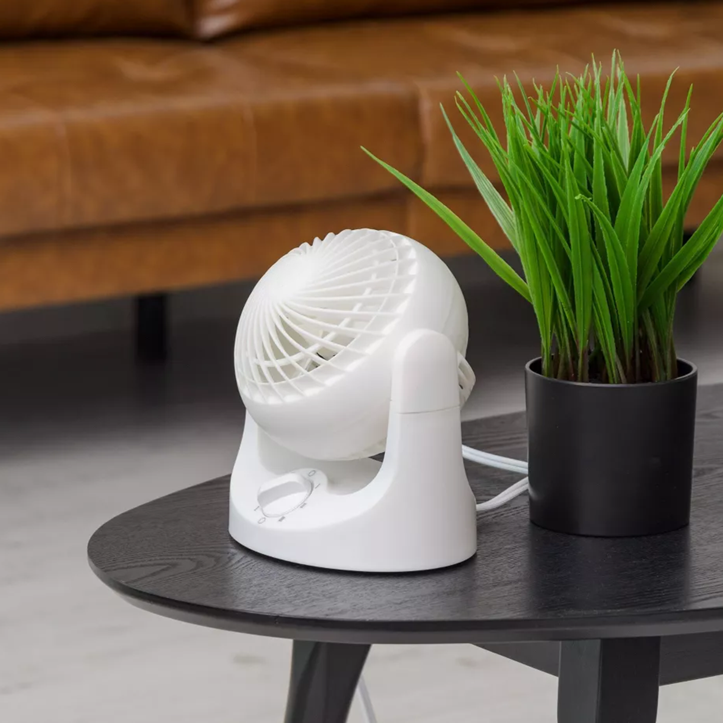 Rotatable Desktop Air Circulator Fan, Multi-Speed Adjustable Mini Table Cooler With Wide Angle Tilt And Long-Distance Airflow
